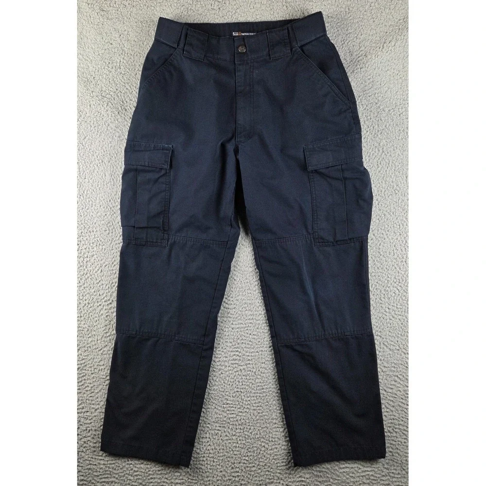 5.11 Tactical Cargo Pants Mens Medium (30x29) Blue Workwear TAC-10SC‎